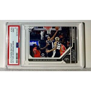 Victor Wembanyama 2023-24 Panini #143 NBA Rookie Basketball Card 1 of 2951 PSA 9
